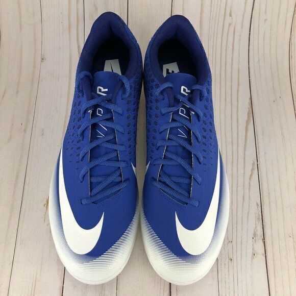 NEW Nike Mens Lunar Vapor Ultrafly Elite 2 Baseball Cleats Blue AO7946-400 Sz 13 - Picture 1 of 10